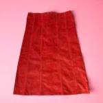 Falda midi de pana cool